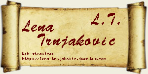 Lena Trnjaković vizit kartica